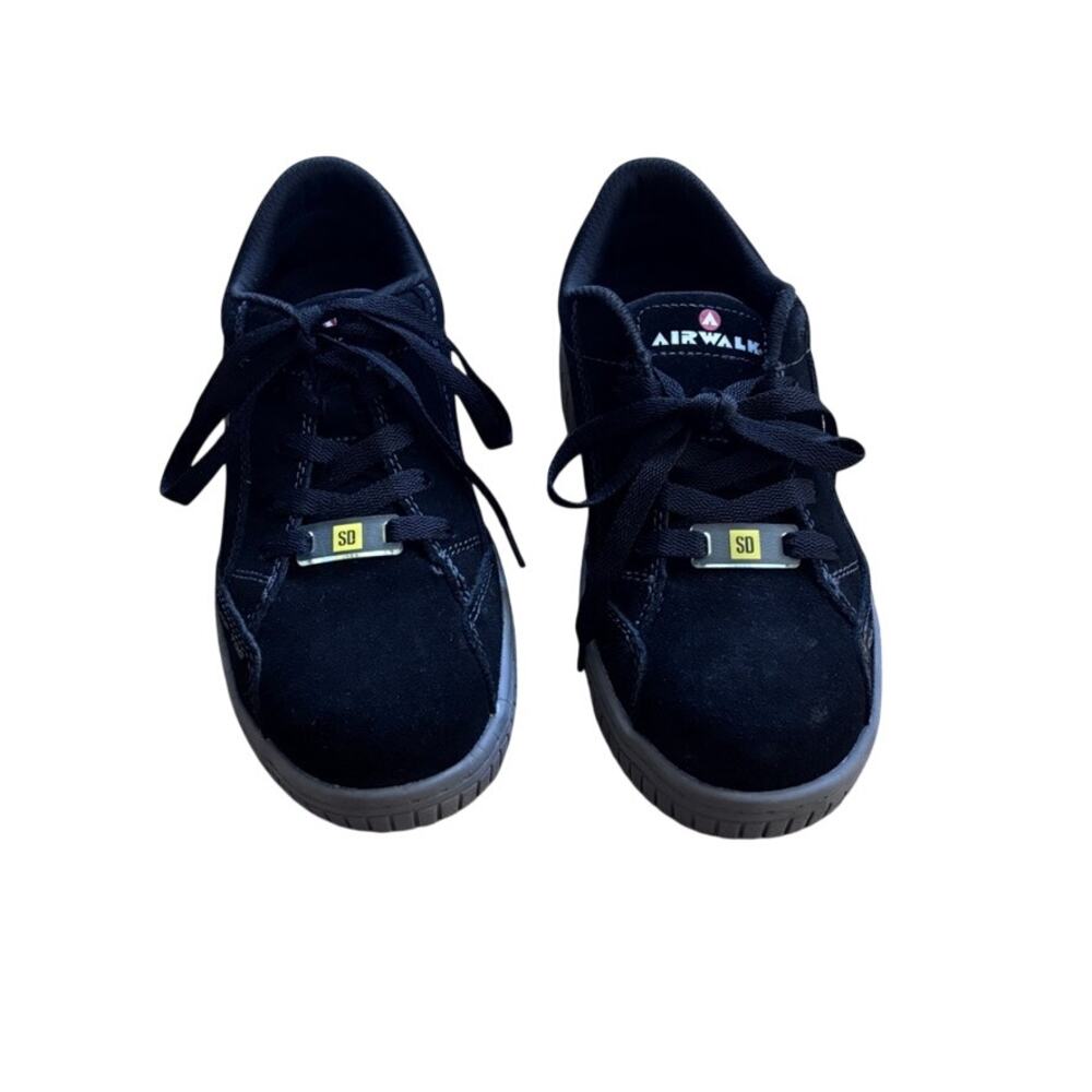 Airwalk Camino SD‎ Black Suede Composite Toe Sneakers Women’s 6 - Picture 2 of 6